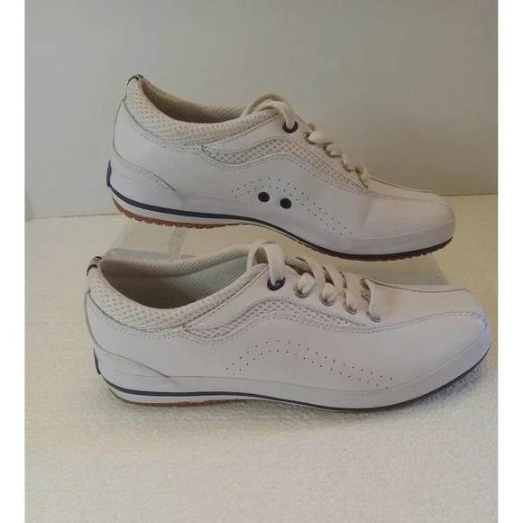 Keds Women's White Size 5 Leather Sneakers Tennis Shoes Comfort Walking - Picture 3 of 8